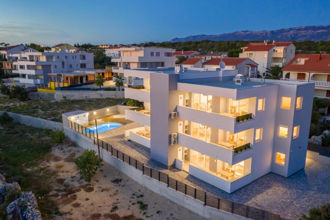 Villa Lena Luxury Apartments Новалья Экстерьер фото
